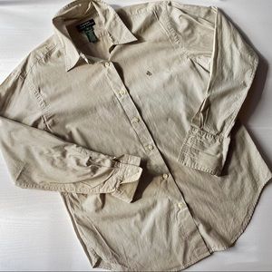 2/$50 Lauren by RL Women’s Pinstripe ButtonUp